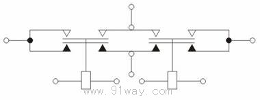 ZJWTP100DE電動絞盤專用直流接觸器接點圖