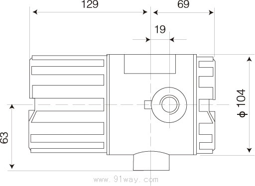 YFl00系列旋渦流量計(jì)安裝尺寸5