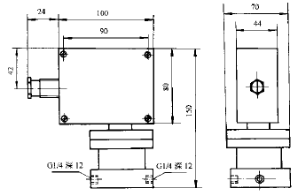CPK-40型差壓控制器外形尺寸