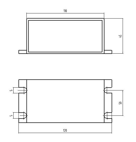 MCB2型重量變送器外形尺寸