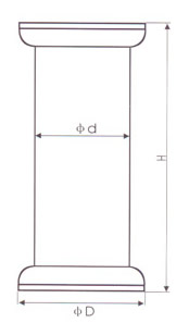TAWF型交流分壓電容器安裝尺寸