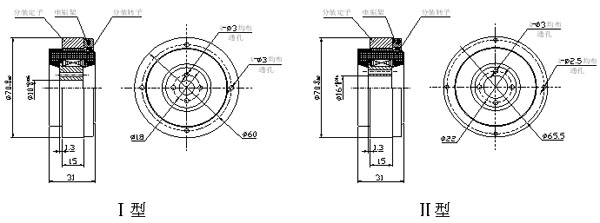70CYD永磁式低速直流測速發電機外形尺寸