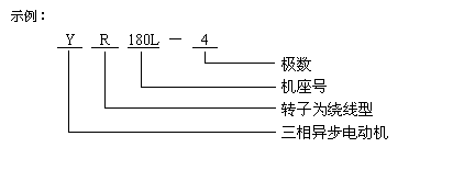 YR(J)系列繞線轉(zhuǎn)子三相異步電動機選型說明