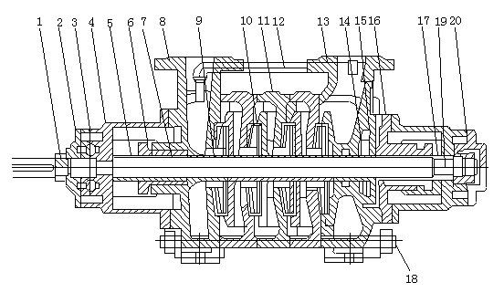 GCJ船用鍋爐給水泵結構圖