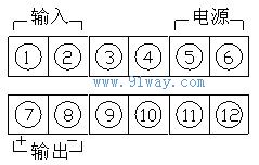 PA-22頻率變送器接線圖