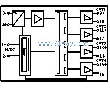 G-1132帶配電隔離分配器原理圖