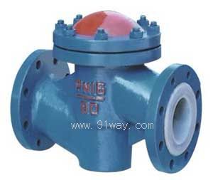 H41F46襯氟止回閥