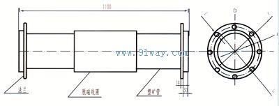 GMT型脈沖脫磁器安裝示意圖
