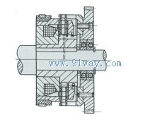 DLM5-C系列濕式多片電磁離合器結(jié)構(gòu)圖