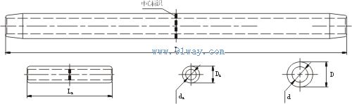 JYD型鋼芯鋁絞線用液壓搭接接續管安裝尺寸