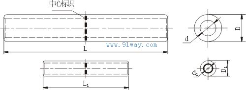 JYB型鋼芯鋁絞線用爆壓接續管安裝尺寸
