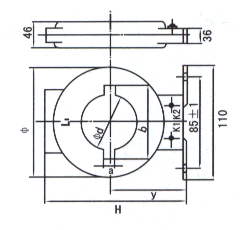 LMZ1-0.5系列電流互感器安裝尺寸1