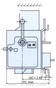 DW15,DWX15ϵ���f��ʽ��·�����γߴ�3