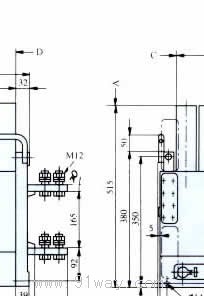 ME系列萬能式斷路器安裝尺寸1