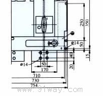 ME系列萬能式斷路器安裝尺寸4