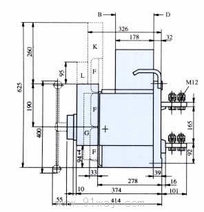 ME系列萬能式斷路器安裝尺寸6