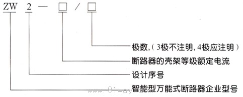 ZW2(DW15HH)ϵ���������f��ʽ��·����̖�f��