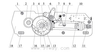 CTB(ZW32)型彈簧操動機構結構圖1