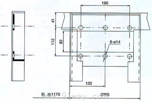 JSXGN-12G系列機械閉鎖外形尺寸