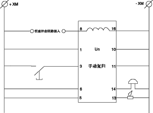 JC-23/23A型沖擊繼電器接線圖