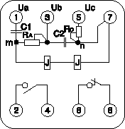 DY-4型負序電壓繼電器接點圖