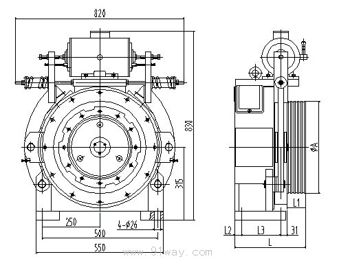 TDW-450Bϵ�����늙C���γߴ�