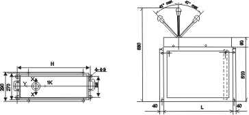 TQA1系列起重機(jī)控制臺(tái)外形尺寸1