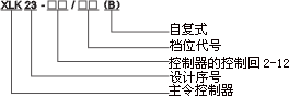 XLK23系列主令控制器型號說明