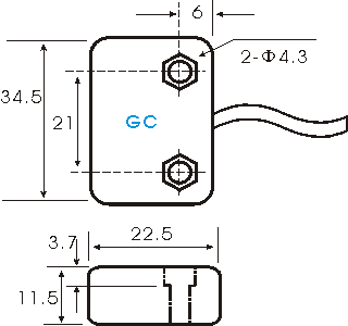 GC系列磁性開關外形尺寸