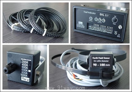 EKL3型短路及接地故障指示器外形圖