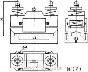 CZ型倉壁振動器外形尺寸